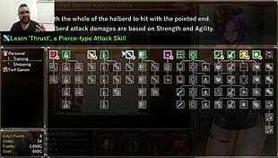 Karryn's prison hentai game features big tits and masturbation scenes