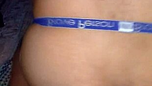 oh, riding thick dildo close up in rough gay solo scene!