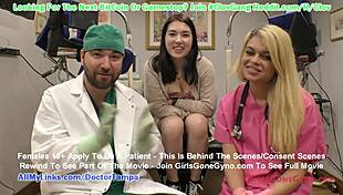 Busty Asian Mina Moon, ever had such a wild gyno exam?