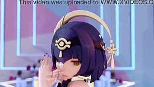 Candace explores animated adventures in mmd style