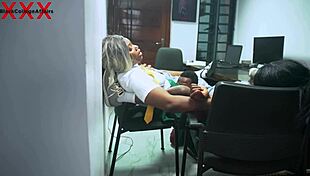 Lucky Long Dick Teacher Is Served Hot Sex In His Office By Two Naughty College Girls For Him To Upgrade In Their Examination Grades Subscribe Red Now And See Hot Full Videos!