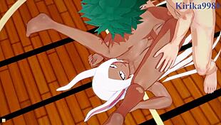 Mirko And Tsuyu Asui Get Creampied By Izuku Midoriya In 3D Cartoon