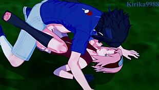 Sakura Haruno And Naruko Uzumaki Fuck Sasuke Uchiha Intensely