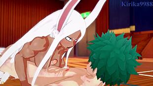 Mirko And Tsuyu Asui Get Creampied By Izuku Midoriya In 3D Cartoon