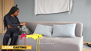 feeling the swap between pussy and ass in latina casting