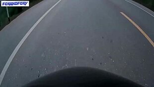 Risky blowjob in public toilet