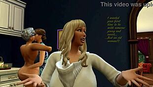 I’m hooked on Sims 4 with these wild cartoon group scenes!