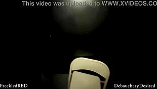 Intensely Sucking Stranger's Huge Cock at Glory Hole