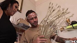 Jasmine Black's big tits fucked deep until cum fountains?