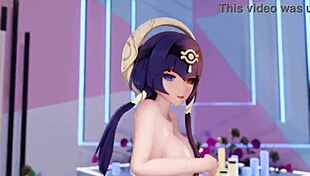 Candace explores animated adventures in mmd style