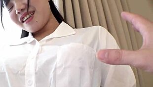 F-Cup OL Satsuki Moans From Intense Nipple Teasing.