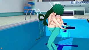 Mirko And Tsuyu Asui Get Creampied By Izuku Midoriya In 3D Cartoon