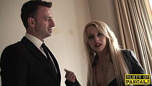 Petite British Subs in a BDSM Session.