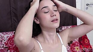 Teen in Passionate Encounter with Intense Release