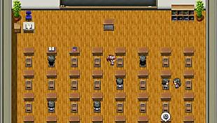 boy studies female body in library, class president encourages