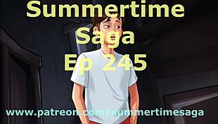Exploring summertime saga adventures in episode 245