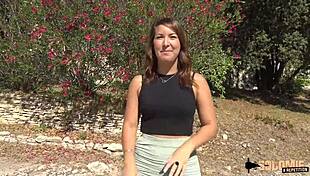 Lexie moans as that huge cock pounds her ass