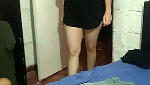 trio with wife and friend, shaved vagina before eating it