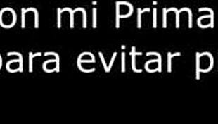 My cousin gets hot on WhatsApp and we end up in my room with her big cock monster cock fucking.
