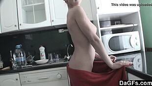 Horny Babe Home Alone