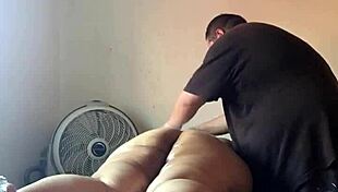 Mature BBW Receives Sensual Massage