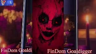 She gets addicted to findom, paying for jerk off instructions in glasses