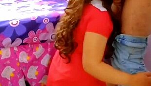 hey, my cute stepdaughter saw us fucking and now wants to join in the fun 😏