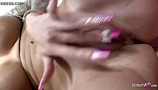 Tight tini facesits with dirty talk in pov german webcam