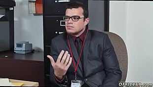 Hardcore gay manager proves to be a challenging stud to satisfy.