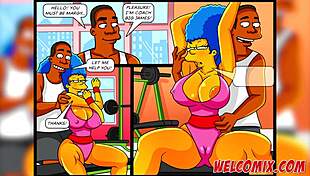 The best butt scenes from Simptoons Simpsons porn unfold in anime style