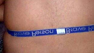 oh, riding thick dildo close up in rough gay solo scene!