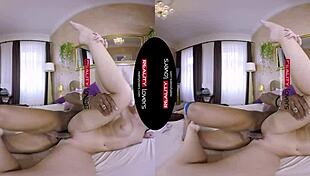 Black Guy Devours Blonde's Pussy in VR!