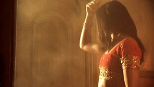 Cute Indian lady dances nude after clothes get ripped off