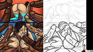 Latin Milf Sucks Huge Black Dicks!