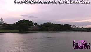 Hot Blonde Sydney Flashes Pussy in Downtown Tampa!