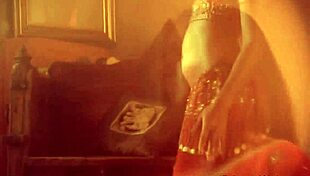 Cute Indian lady dances nude after clothes get ripped off