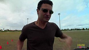 feeling intense passion riding coach on sofa