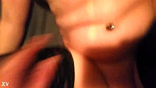 Watch this hot redhead take a massive cumshot!