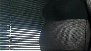 bisexual crossdresser public milking by the window