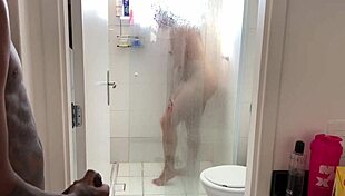 i let my best friend fuck my wife's ass first, then i pound her torn pussy in the bathroom with a young guy