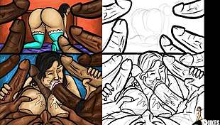 Latin Milf Sucks Huge Black Dicks!