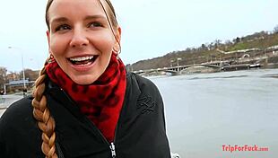 Cum inside asian hentai girl with european braided hairstyle, bent over big ass in pov creampie