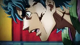 Jonathan Joestar battles Dio Brando in an epic anime music video