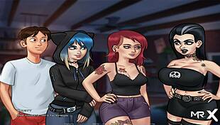 Jerk off to her hot pussy in SummerTimeSaga 😏