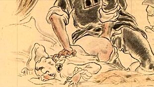 Vintage erotisk tecknad illustration från antik anime era 😍