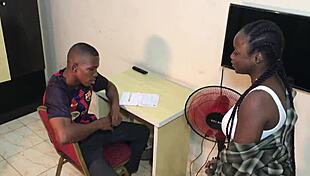 Naughty Student Came To Complain To Have Failed Her Mathematics Exam Only To Be Told By The Mathematics Teacher To Give Him Blowjob And Massive Sex Before She Could Pass The Exam She Had No Choice.