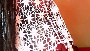 young ebony girl gets fucked while wearing tight leggings