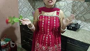 xxx indian saara bhabhi celebrates valentines with devar ji in kitchen sex 😍