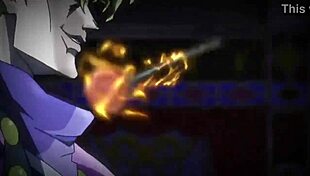 Jonathan Joestar battles Dio Brando in an epic anime music video