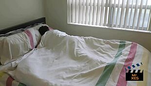 Blonde Girl Next Door Deepthroats Monster Cock in Morning Wake-Up Fuck